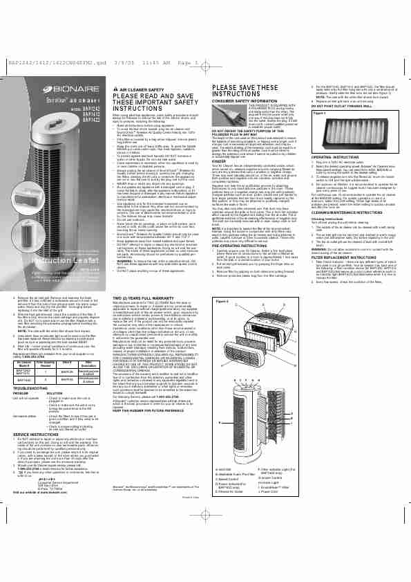 Bionaire Air Cleaner BAPF29-page_pdf